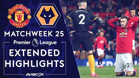 manchester united vs wolves highlights today