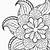 mandala flower coloring page