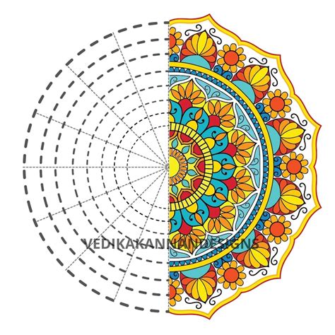 Mandala Grid Printable