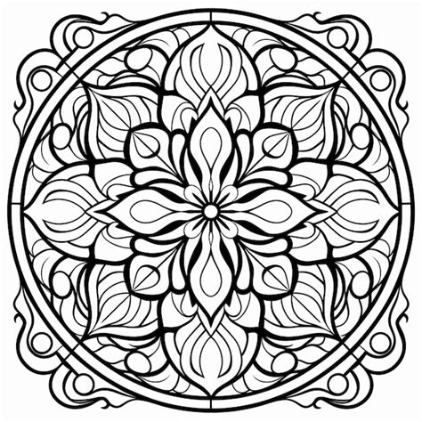 Mandala Pattern Phone Printable