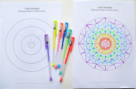 Mandala Starting Circle Printable
