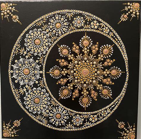 Mandala Wall Hanging Gold