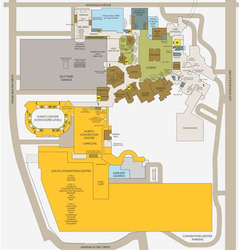mandalay bay convention center floor map