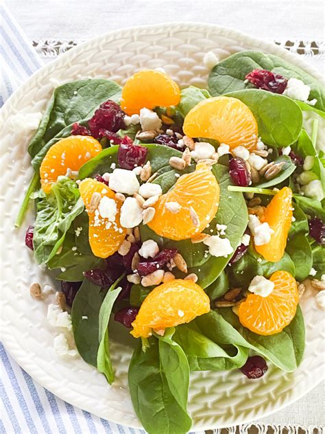 Mandarin Oranges And Spinach Salad