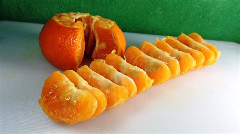 Mandarin Oranges With Peel