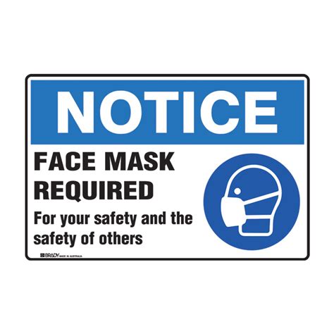 Mandatory Face Mask Sign Printable