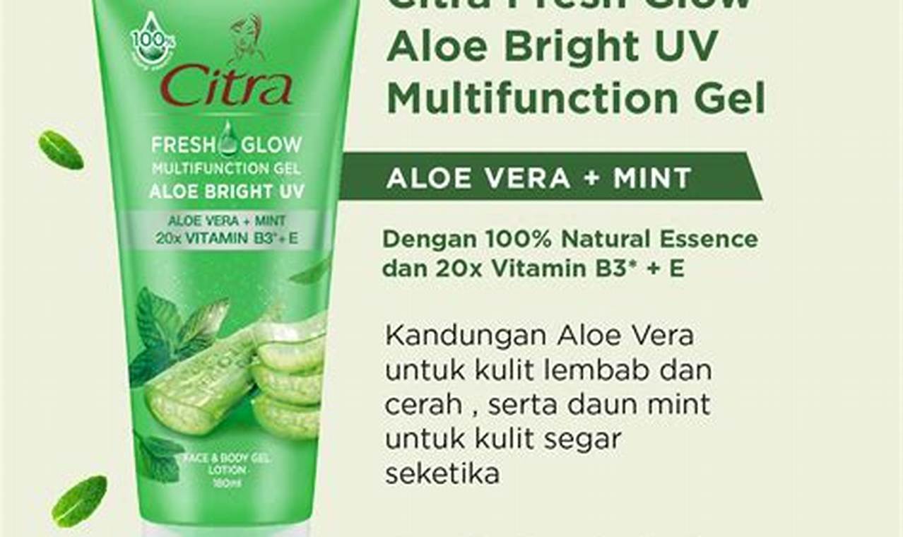 Manfaat Aloe Vera Gel untuk Wajah yang Tak Terduga dan Jarang Diketahui