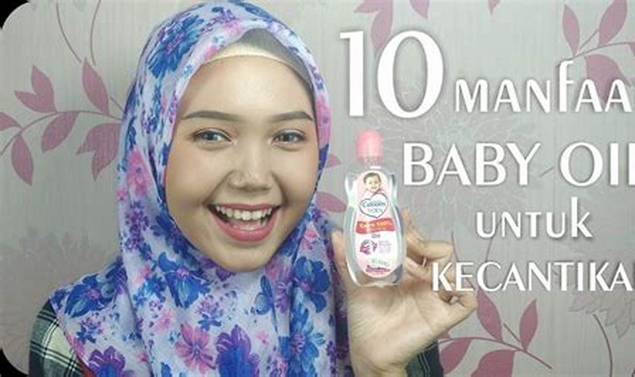 manfaat baby oil untuk alis