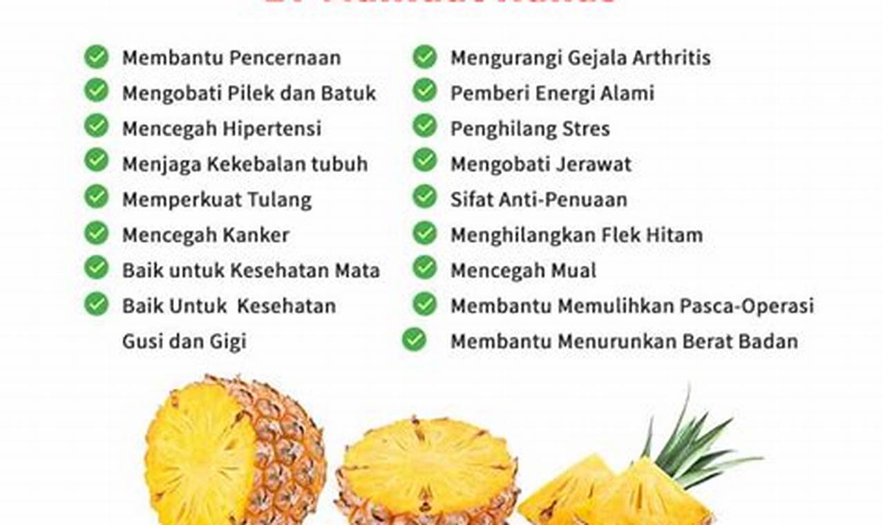 Manfaat Buah Nanas untuk Wanita: Penemuan dan Wawasan Eksklusif