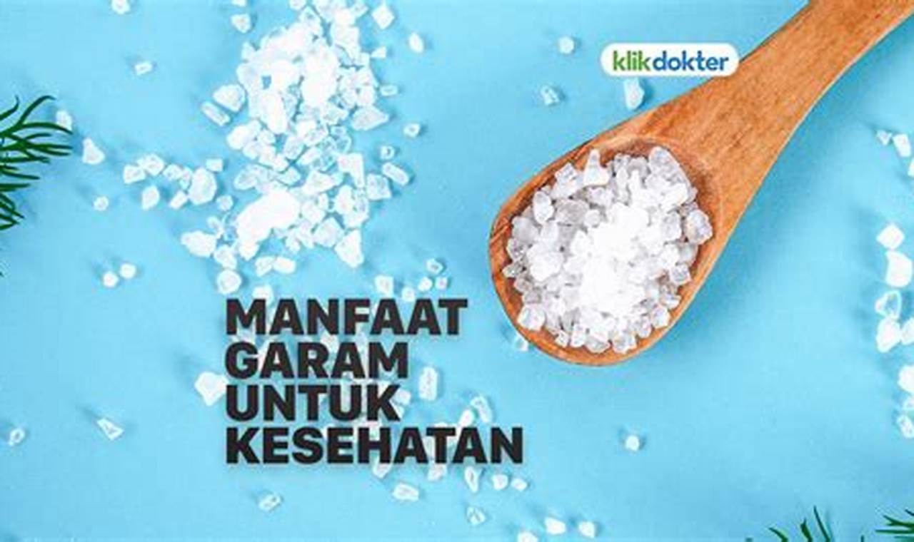 manfaat garam untuk kesehatan