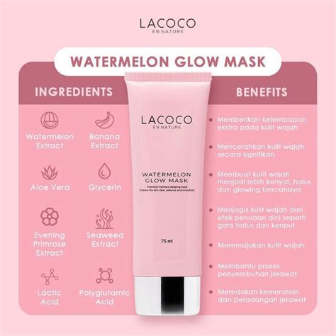 Temukan Manfaat Masker Lacoco Watermelon Glow Mask yang Jarang Diketahui!