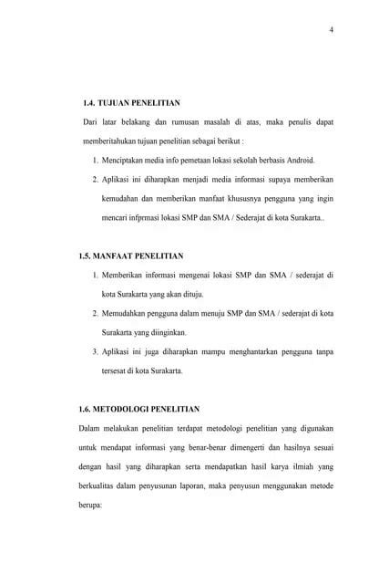 Contoh proposal penelitian untuk tugas bahasa indonesia