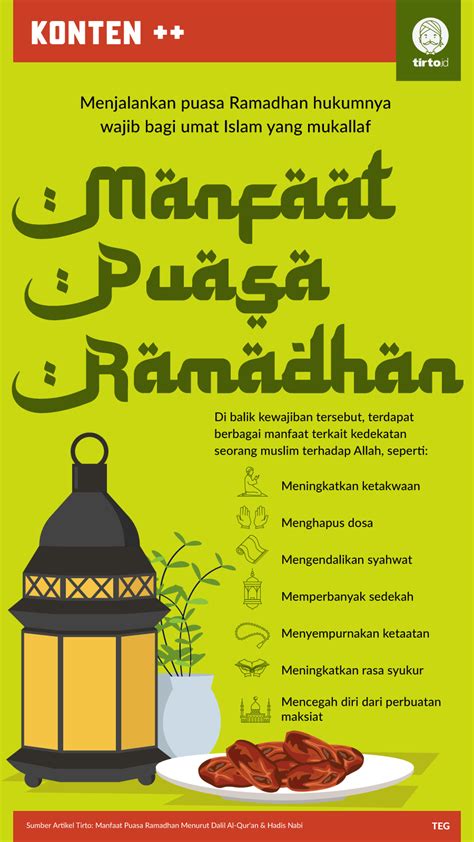 Manfaat Puasa Ramadhan Menurut Islam