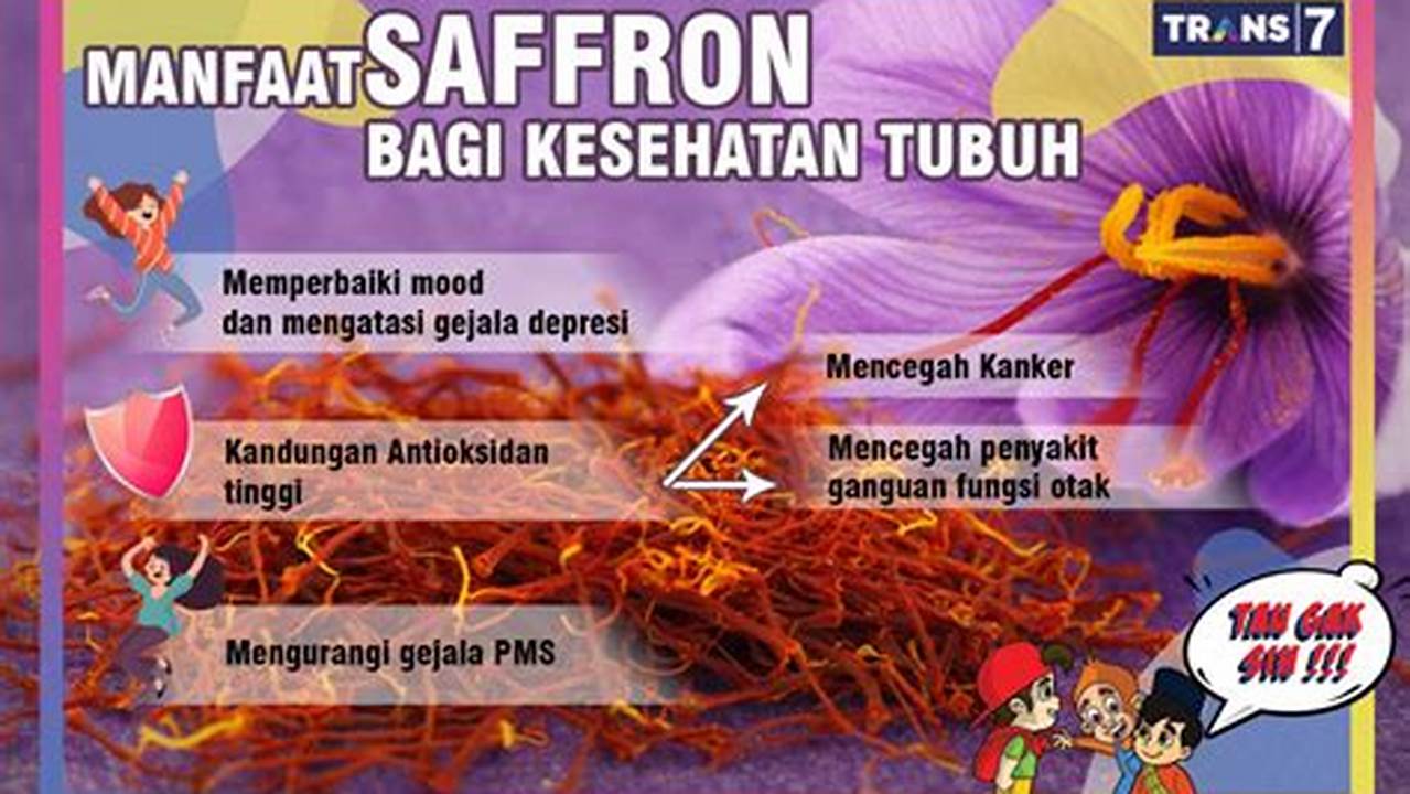 Temukan Manfaat Saffron yang Jarang Diketahui untuk Kesehatan Anda