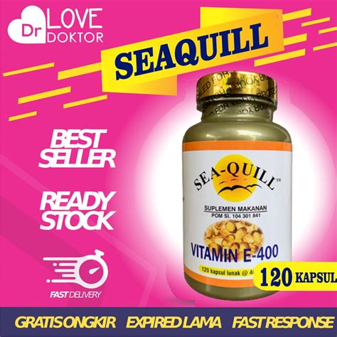 Jual SeaQuill Vitamin E 400 IU Isi 30s / Sea Quill / Seaquill Shopee