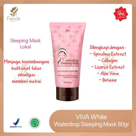 Wajib Tahu! 7 Manfaat Viva Waterdrop Sleeping Mask yang Jarang Diketahui