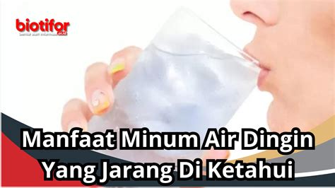 Temukan Manfaat Air Dingin yang Jarang Diketahui yang Perlu Anda Ketahui