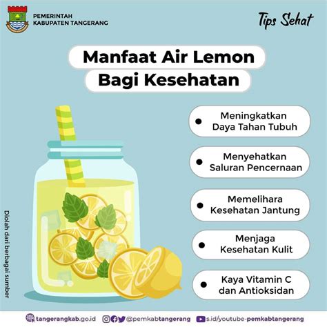 manfaat air lemon