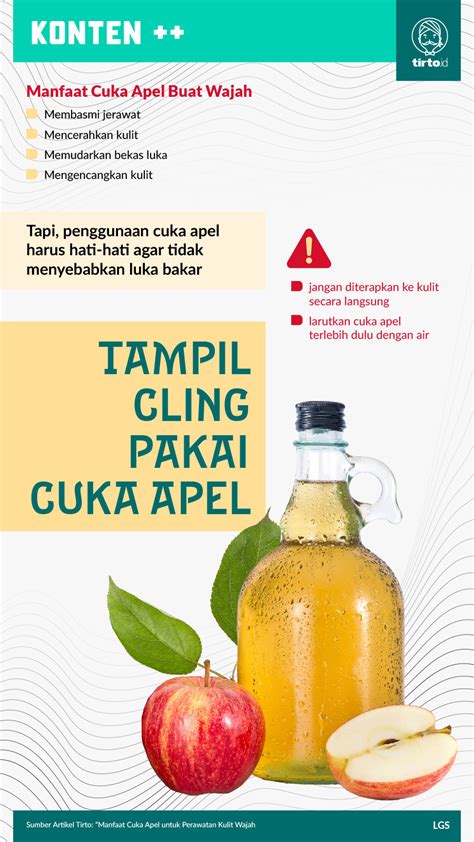 manfaat cuka apel buat wajah