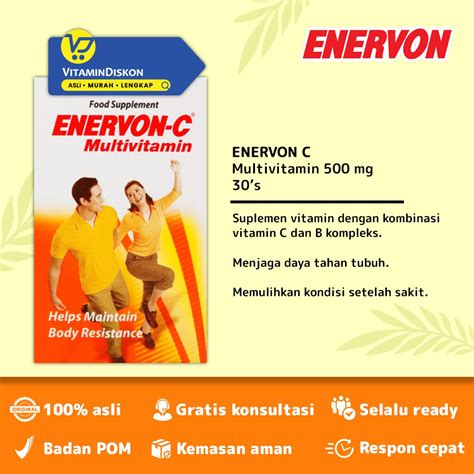 Temukan Manfaat Enervon-C Multivitamin yang Jarang Diketahui