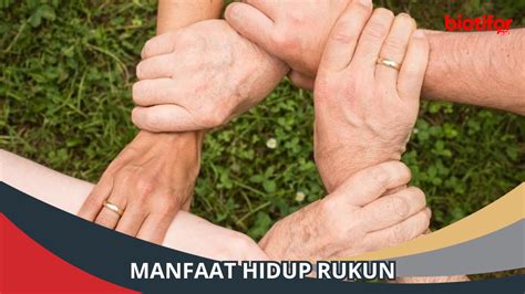 manfaat hidup rukun