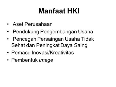 manfaat hki