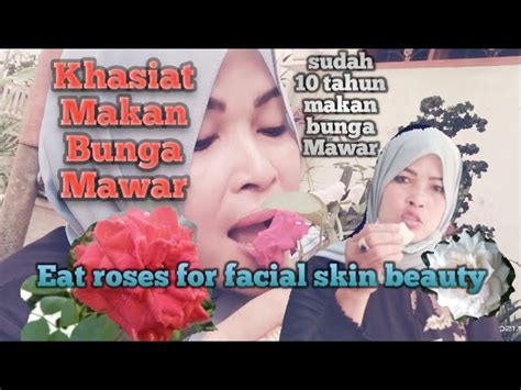 manfaat makan bunga mawar