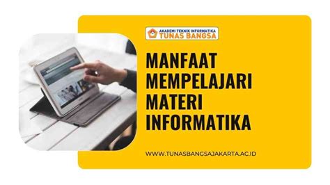 manfaat mempelajari informatika