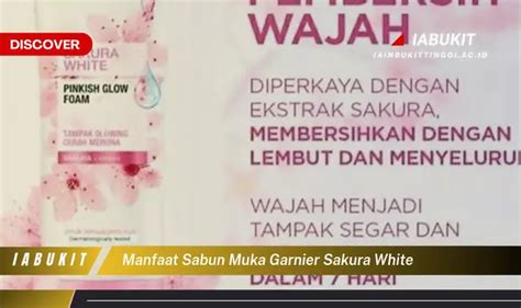 Temukan 7 Manfaat Sabun Garnier Sakura White yang Jarang Diketahui untuk Kulit Cerah Merona