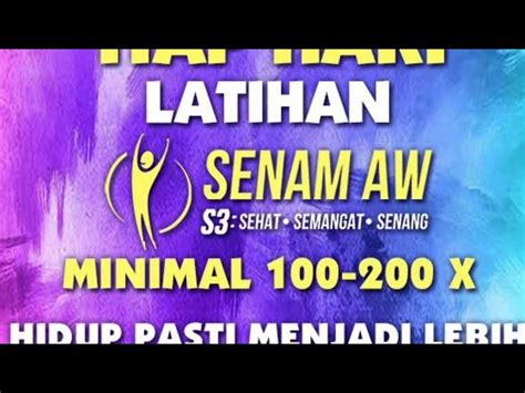 manfaat senam aws3