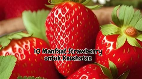 Manfaat Strawberry Tersembunyi yang Jarang Diketahui