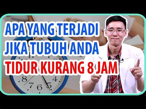 manfaat tidur 8 jam