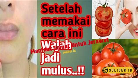 manfaat tomat untuk jerawat