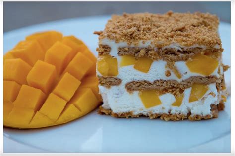 How to make a Graham Cake Mango Float Cake Steve's Kitchen