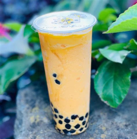 Mango Pudding In Boba