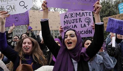 Manifestacion Feminista 15 Enero Madrid Silencio Por La Igualdad . . YouTube