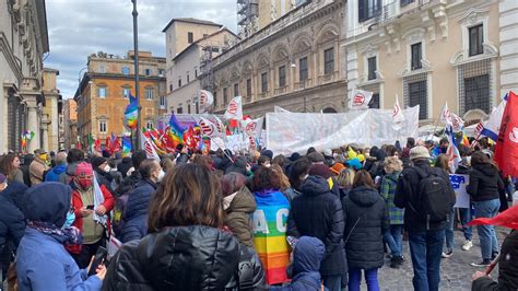 manifestazione 15 febbraio roma