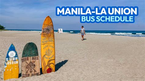 manila to la union bus fare