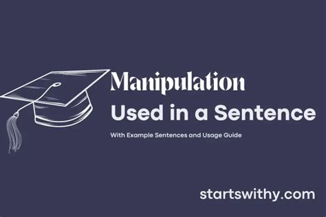Manipulation Examples In A Sentence