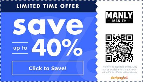50 Off Manly Man Coupon, Promo Code Sep 2021