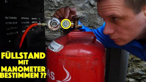Manometer Gasflasche