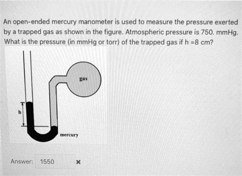 Manometer Trapped Gas