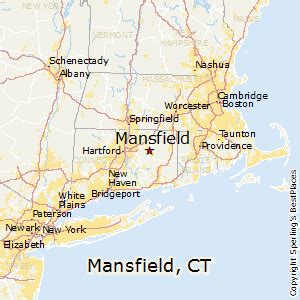 Mansfield Connecticut Map