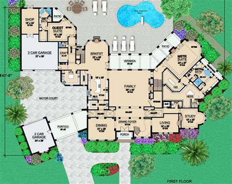 Two Mansion Plans From Dallas Design Group Homes of the Rich