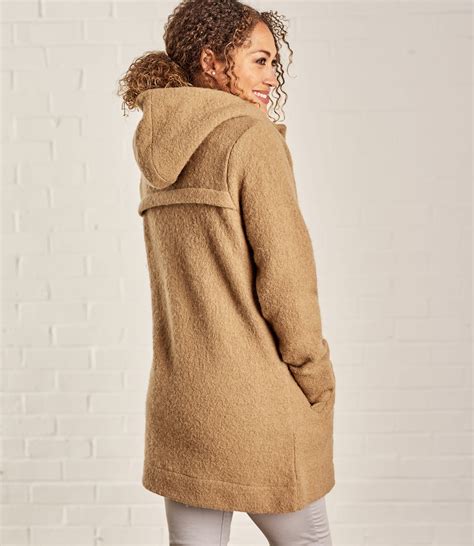 Manteau droit en laine bordeaux 280184314A02 Pimkie