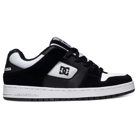 manteca dc shoes black and white