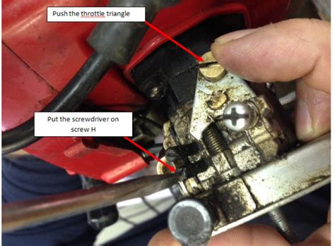 Mantis Tiller Throttle Cable Adjustment
