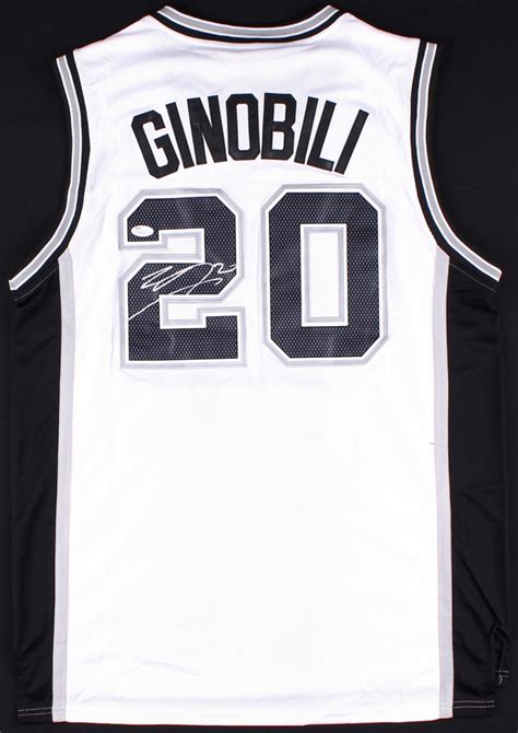 manu ginobili signed jersey