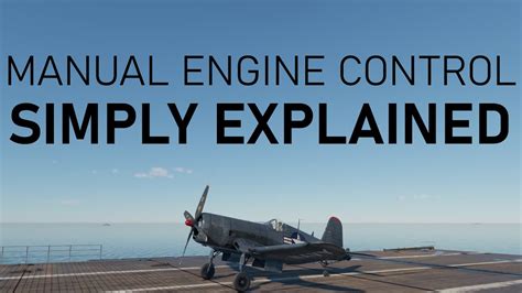 Manual Engine Control War Thunder