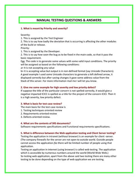 manual testing interview questions pdf download
